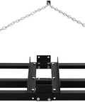Beefy 6Ft Drag Harrow for ATV UTV with heavy chain and attachments, steel frame for lawn leveling and grading