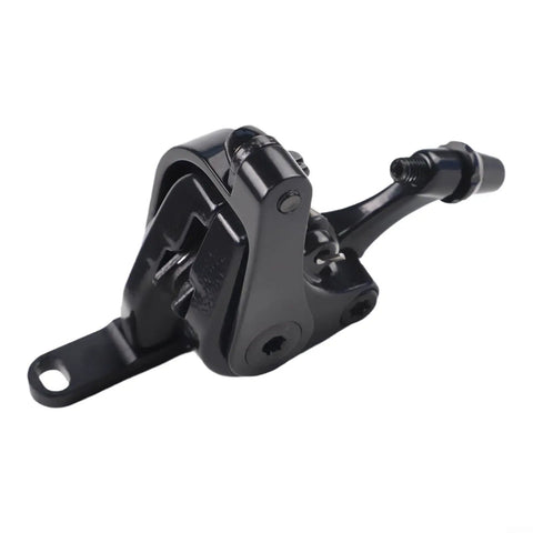 Heavy Duty Mechanical Disc Brakes For Mountain And Road Bikes With Dual Piston Caliper reinforced aluminum frame, shown from a close angle.