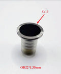 Cr15 Wire Cut EDM Machine Guide Wheel OD22xL35mm, Single Side Plastic Seat Pulley Roller for Wire Cut EDM Parts
