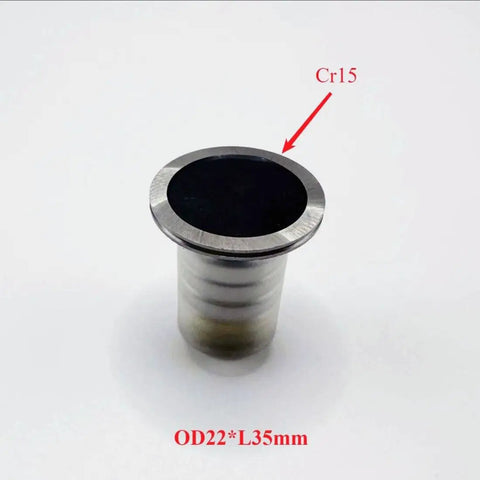 Cr15 Wire Cut EDM Machine Guide Wheel OD22xL35mm, Single Side Plastic Seat Pulley Roller for Wire Cut EDM Parts