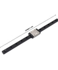 Get Smashing High Precision Linear Guide Rail Kit With Mgn7C Support Blocks And Black Bearing Steel Sliding Guideway For Smooth 300mm Motion, 300mm rail