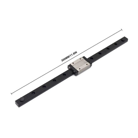 Get Smashing High Precision Linear Guide Rail Kit With Mgn7C Support Blocks And Black Bearing Steel Sliding Guideway For Smooth 300mm Motion, 300mm rail