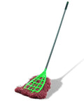 Tough As Nails Commercial Yard Broom With Reinforced Frame And Extra Long Handle For Heavy Duty Outdoor Sweeping on a white background.