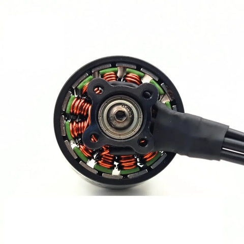 Close-up of 900KV Brushless Drone Motor For 6S Power Perfect For 9 To 10 Inch Long Range FPV Drones Set Of 4 Motors With Beefy Thrust