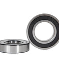 6001 R82RS High Speed Ball Bearings Pack 12x28x8 Mm 1/2 Inch Width Double Sealed For Electric Motors Wheels Bikes Mowers 5 Pack