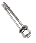 10 Pack M12x120mm Stainless Steel Expansion Bolts With External Hex Washer And Nut For Concrete Walls Rust Resistant Heavy Duty Fasteners