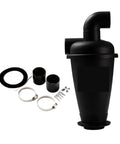 Turbocharged Dust Separator For Vacuum Cleaners With Dual Filter System, Pro Grade Heavy Duty Cyclone Collector For DIY Woodworking And Industrial Use, Boosts Suction And Equipment Longevity, shown with accessories