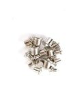 Pro Grade 16 Steel Dowel Center Points Kit for Woodworking with Precision Marking Pins 6 and 13mm Sizing Perfect for Dowel and Tenon Alignment in Hardwood and Softwood Durable Metal Dowel Center Set, steel dowel centers on white background
