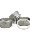 Heavy Duty SS304 Stainless Steel BSP Female Thread Union Coupling Pipe Fitting 5 Pack 3/4 Inch with sealing ring