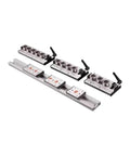 No Sweat Dual Axis Roller Linear Guide Rail Kit For Woodworking Benches Featuring Sgb10 Glide Blocks And Tough Aluminum Rails, showcasing SGB10 cars and aluminum rails.