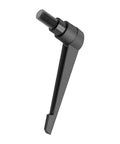 Pro Grade 2 Pack Clamping Lever Handles M8 x 25mm Adjustable Quick Release Locking Rotating Screw Bolt Stud Knobs Black 57mm Lever