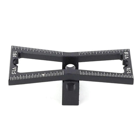 Premium Aluminum Dovetail Marker Jig Delivers Knockout Precision For Hardwood Softwood And Cork DIY wood joinery scribing gauge, precise angle ruler.