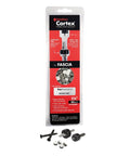 Cortex Hidden Fastening Kit For Trex Fascia Trim 50 Linear Feet with plugs and tools in package for easy fascia installation.