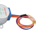 28BYJ-48 5V stepper motor with multicolor wires and 4-pin white connector