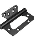 VOLUKA 6-pack non-mortise door hinges, 4x3 inch, black finish