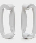 Patio Door Dummy Pull Handles Compatible With Tribeca Style OEM 2562033 2573602 2573604 White Diecast Non-Handed 5-1/2 Inch Hole Centers