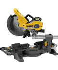Contractor Grade Job Site Workhorse 54 Volt FlexVolt Cordless Panel Saw with heavy duty brushless motor and 250mm blade.