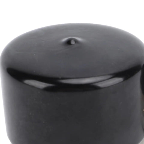 Close-up of the protective bra for 2 Pack Boat Trailer Wheel Bearing Protectors With Protective Bra And Auto Check Grease Cap Stainless Steel Hub Shield 1.781 Inch Diameter Easy Grease Level Check Durable Marine Trailer Accessory.