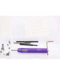 Pro Grade M4 0.7 Thread Repair Kit With Stainless Steel Wire Thread Inserts And Installation Tools For Auto Repair Complete Set With Drill Tap And Wire Inserts Easy Storage Durable Heavy Duty Fix, open case with M4x0.7 tools and inserts