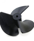 12 Pack 3 Vane RC Boat Propellers For 2mm Shaft Nylon Black 40mm Diameter 18.5mm Thick Fits RC Model Ships Durable High Performance Props For Fast Spins
