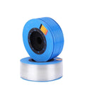 Heavy Duty 80 Meter Blue Polyurethane Pneumatic Air Hose 14Mm X 10Mm Slick Flow Tubing For Compressors Shop Build And Garage Projects Built Rock Solid displayed on two rolls.