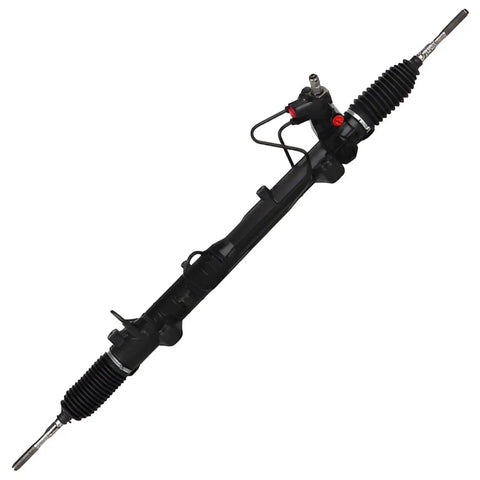 Front 3 Piece Rack And Pinion Kit For 2007 2014 Ford Edge And Lincoln MKX Hydraulic Power Steering Replacement With Tie Rods Heavy Duty Build Plug And Play Ready To Install black hydraulic rack and pinion assembly