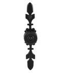 Old School Vintage Black Cabinet Knob Set For Doors And Drawers, Retro Pull Handles With Screws Included, 120mm Length