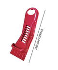Ultimate 7 09 Inch Drywall Panel Lifter Tool With Integrated Edge Rasp File For Smooth Installation And Heavy Duty Alloy Steel Construction That Helps You Nail The Job Like A Pro Builder, showing red alloy steel design.