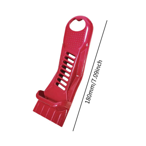 Ultimate 7 09 Inch Drywall Panel Lifter Tool With Integrated Edge Rasp File For Smooth Installation And Heavy Duty Alloy Steel Construction That Helps You Nail The Job Like A Pro Builder, showing red alloy steel design.