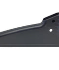 Right Frame Base End Cap 003373 Replacement Protective Trim For Treadmills Durable Shield For Home And Commercial Fitness Equipment Easy Install Keeps Frame Surfaces And Inner Components Protected During Daily Use. Black plastic treadmill right frame base end cap, side view
