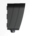 Side view of Wired Infrared Gate Opener Safety Photo Eye Sensor LM104A detector in black, showing mounting details for automatic gates.