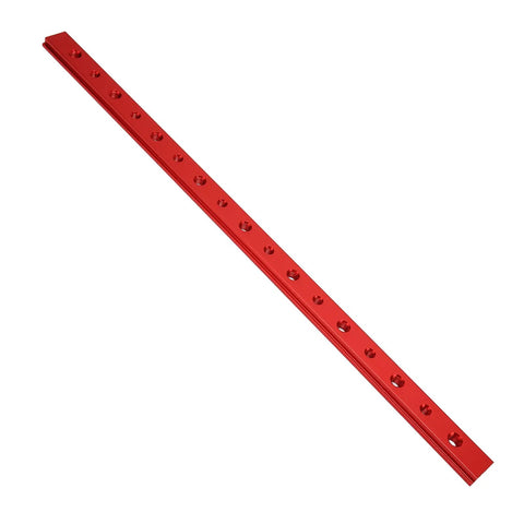450mm T Slot Miter Track For Woodworking, Rugged Aluminum Alloy Jig Rail With Anodized Slick Surface For Smooth Operation
