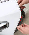 Heavy Duty Car Door Edge Guard Strip For Tesla Cybertruck exterior protection being applied on a white car door.