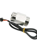 Tiny Yet Mighty Water Flow Sensor With Hall Effect Technology G1 DN25, metal threaded body with cable connector