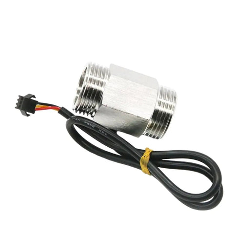 Tiny Yet Mighty Water Flow Sensor With Hall Effect Technology G1 DN25, metal threaded body with cable connector