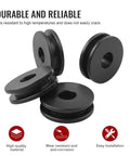 Detachable Front Windshield Bushing Kit With Grommets For Harley Road King FLHR 1994-2014 And Heritage Softail FLSTC 2000-2014 Nylon