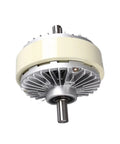Double Shaft Magnetic Powder Brake 24V Tension Control For Heavy Duty Machinery, view of metal shaft and durable casing