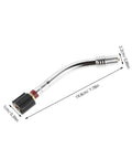 Pro Grade Curved Tube Welding Torch Replacement Neck Assembly With Optimized Gas Flow And High Temperature Resistance Alloy Material For Easy Tool Swaps And Durable Performance, 19.8cm curved neck