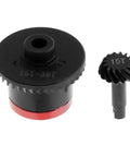 Beefed Up 39T Spur Gear Differential Assembly With 15T Pinion Gear Set For One Sixteenth Scale RC Cars Like E Revo Rally Summit Slash Upgrade Part With Spiral Bevel Gear Design, black 1/16 RC drivetrain gears