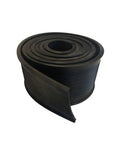 Roll of black DURA-LIFT double-T rubber weather seal for garage doors