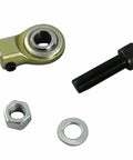Heavy Duty Clutch Rod Repair Kit Featuring 6061 T6 Billet Aluminum Heim Joint For Ford Super Duty plus bolt and washer components.