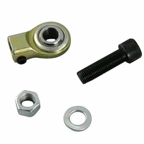 Heavy Duty Clutch Rod Repair Kit Featuring 6061 T6 Billet Aluminum Heim Joint For Ford Super Duty plus bolt and washer components.