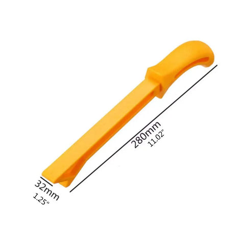 Orange Table Push Block And Push Stick For Routers, Jointers, And Table Woodworking Tools, 280mm with measurements