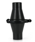 Magnetic Dust Collection Fittings For 4 To 2.5 Inch Systems with hose port and receiver couplers in EPDM rubber.