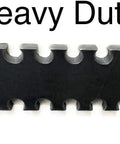 Heavy Duty Floating Shelf Brackets Fifty Eight Inches Long Invisible Mantel Supports For Thick Lumber Boards Matte Black Alloy.