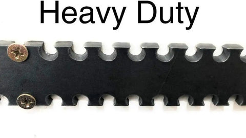 Heavy Duty Floating Shelf Brackets Fifty Eight Inches Long Invisible Mantel Supports For Thick Lumber Boards Matte Black Alloy.
