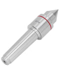 Side view MT4 live center, high-carbon steel body with red band for lathe use