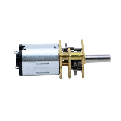 Side view of Ultra Compact 6V Micro DC Geared Motor With 3mm Shaft For RC Cars Robots And DIY Toys 30 RPM Mini Metal Gear