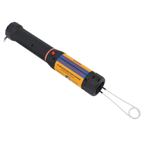 Heavy Duty Induction Bolt Heater That Crushes Rusty Nuts And Stuck Fasteners With No Sweat Easy One Touch Operation side view showing nozzle and controls.
