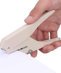 Hand using Mushroom Hole Puncher 6 Sheet A4 Capacity, Mushroom Shaped Paper Punch For Office School And Craft on paper